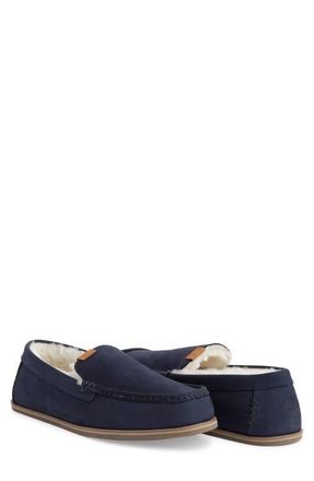 Hari Mari Hacienda LX Genuine Shearling Lined Slipper in Indigo at Nordstrom, Size 11
