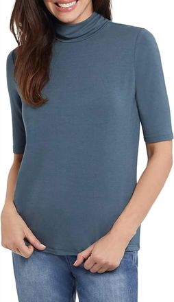 Tribal Mock Neck Shirt In Stormy Sea