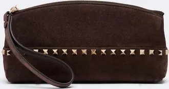 Valentino Garavani Bustina Rockstud Small in suede