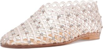 Steve Madden Grove Womens Flat Shoes Clear Rhinestone : 10 M, Synthetic