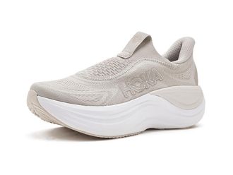Hoka One One Skyward Laceless Womens Running Shoes Putty/White : 10.5 B - Medium, Synthetic