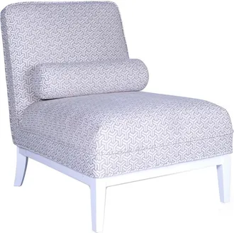 Pasargad Home Firenze Collection Upholstered Lounge Chair