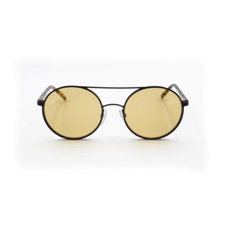 DKNY Ladies Yellow Round Sunglasses DK300S-3