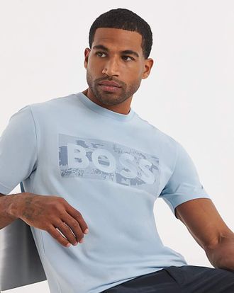 HUGO BOSS Globe Graphic Logo T-Shirt