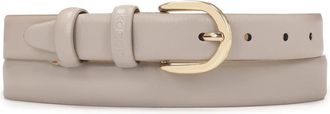 Kazar Grijze leren riem - Dames - Riemen - Grijs - 100 CM - Leer - Accessoires