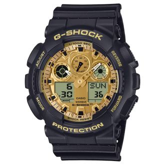 Casio G-shock Heren Horloge Zwart GA-100GGB-1A9ER