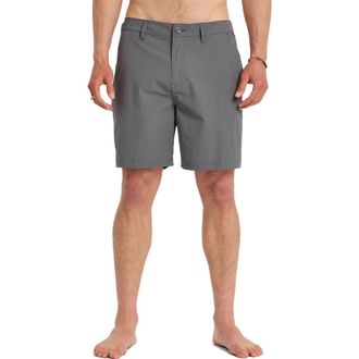 Quiksilver Transit 19 Hybrid Shorts in Iron Gate at Nordstrom, Size 30