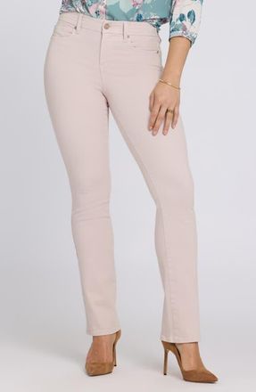 NYDJ Marilyn Waist Match Straight Leg Jeans in Rock Flower at Nordstrom, Size Xx-Small