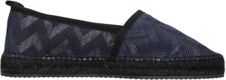Missoni Platte schoenen Blauw - Dames - Espadrilles - Blauw - 38 EU - Leer - Schoenen