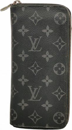 Louis Vuitton Black Long Wallet (Bi-Fold) (Pre-Owned)