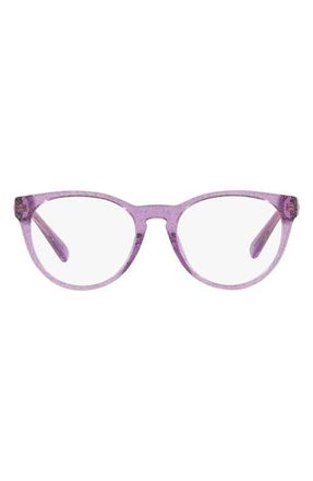Versace 46mm Phantos Optical Glasses in Lilac at Nordstrom