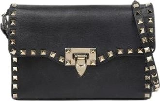 Valentino Pre-owned Cross Body Bags, female, Black, Size: ONE SIZE Pre-owned Leather Shoulder Bag