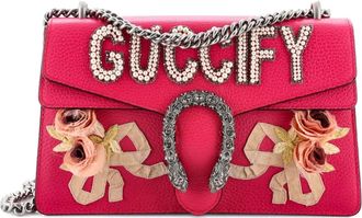 Gucci Borsa a spalla Dionysus piccola in pelle - Rosa