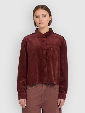 Volcom Weellow Cord Hemd rot