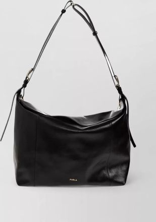 Furla ginevra large leather shoulder bag