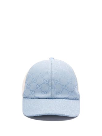 Gucci GG Canvas Baseball Cap With Print, Size XL, Beige Gucci GG Canvas Baseball Cap With Print, Size XL, Beige