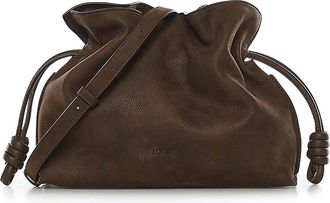 Loewe Medium Flamenco Clutch In Nubuck