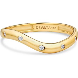 Devata Wave Ring in 14K Gold in Yellow Gold at Nordstrom, Size 8