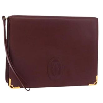 Cartier Pre-owned Clutches, female, Red, Size: ONE SIZE Pre-owned Vintage Clutch Bag