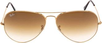 Ray-Ban Ray Ban Aviator Gradient Light Brown Pilot Unisex Sunglasses RB3025 001/51 62