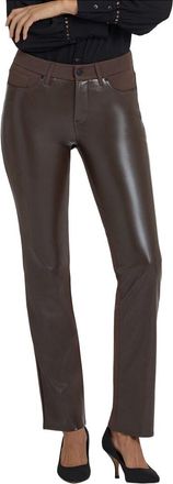NYDJ Petite Marilyn Coffee Bean Straight Leg Jean