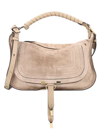 Chlo&eacute; Brown Marcie Small Shoulder Bag