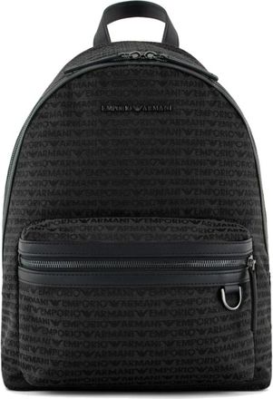 Emporio Armani Zwarte rugzak van Emporio Armani - Heren - Rugzakken - Zwart - ONE Size - Tassen