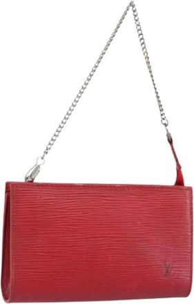 Louis Vuitton Pre-owned Vintage Epi Pouch - Dames - Vintage Handtas - Rood - ONE Size - Leer - Vintage