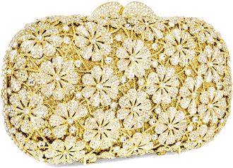 Dolli Flower Bomb Crystal Clutch