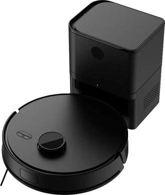 OEM Robot Aspirador Con Navegaci&oacute;n Lidar Y Funci&oacute;n De Autovaciado, Color Negro