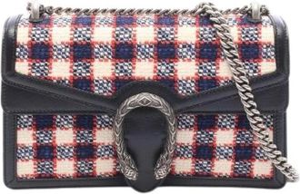 Gucci Pre-owned Dionysus Fabric Leather Shoulder Bag - Dames - Vintage Schoudertas - Veelkleurig - ONE Size - Leer - Vintage