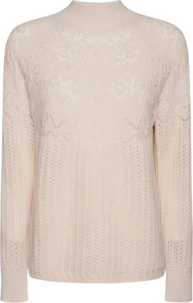 Elena Miro Lupetto in Costa Traforata - Knitwear - Mujer - Beige - S