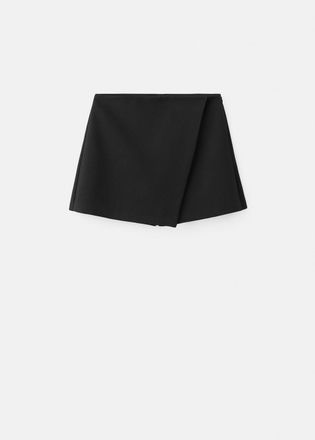 Mango Gonna pantalone incrociata nero - Donna - 36 - MANGO