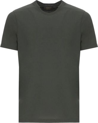 Zanone Slim-fit Ice Cotton T-Shirt - Heren - T-shirts - Groen - M - Katoen - Tops