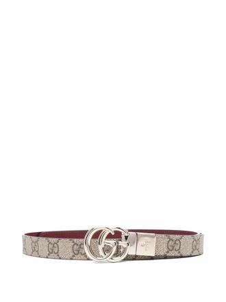 Gucci GG monogram leather belt - Neutrals