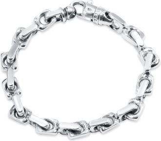 Pompeii3 Mens Link 14k Gold (84gram) or Platinum (135gram) 8.5mm Bracelet 8.5