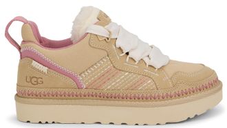 UGG Womens Sneakers Lowmel Leather Sand Castle Trainers