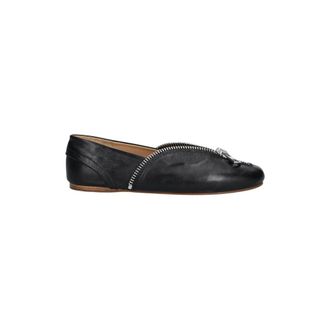 J.W.Anderson Schoenen, Dames, Zwart, 36 EU, Leer, Biker Ballerina
