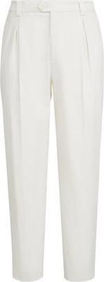 Brunello Cucinelli Trousers with tee holder in White at Nordstrom, Size 60 It