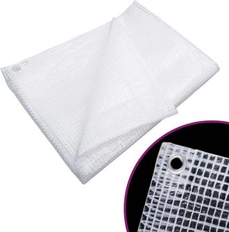 vidaXL Lona De Gasa De Vuelta Blanco 140 G/m&sup2; 6x12 M Vidaxl