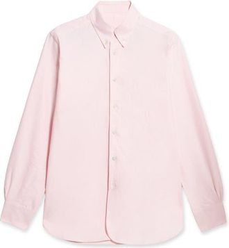 Fortela Costes Classic Cotton Shirt in Pink at Nordstrom, Size Xx-Large