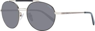 Sting Mens 6601m Sunglasses Round Metal Frame - Grey - One Size