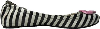 Sophia Webster Pre-owned Womens Miami Striped Ballet Flats in Multicolor Leather - Multicolour - Size 39.5 EU/IT