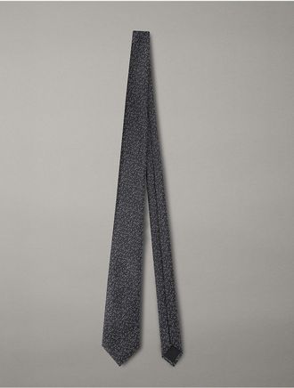 Calvin Klein Mens Ashmore Floral Tie - Black - OS