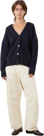 Christian Wijnants Kenata Navy Knit Cardigan Size M