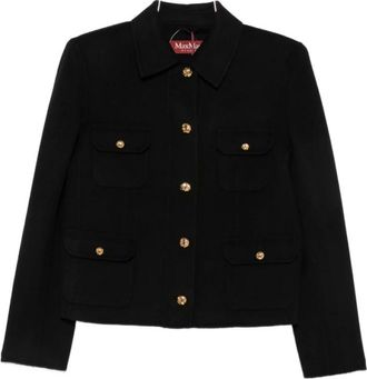 Max Mara Mstvenere 651 007 Jacket - female - Max Mara Studio - Blazers - Black - 2XS - Jackets