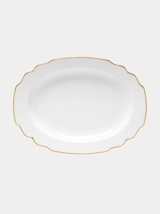 Augarten Wien Belvedere Hand-Painted Porcelain Serving Platter