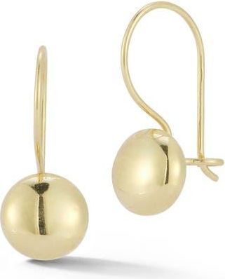 Ember Fine Jewelry 14K Ball Drop Earrings in Gold at Nordstrom Rack