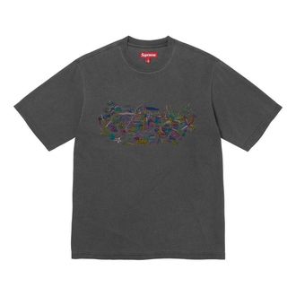 SUPREME Machu Picchu T-Shirt Black SUP-SS24-288