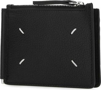 Maison Margiela Womens Card Case Black Corpo Leather Caprina Wallet